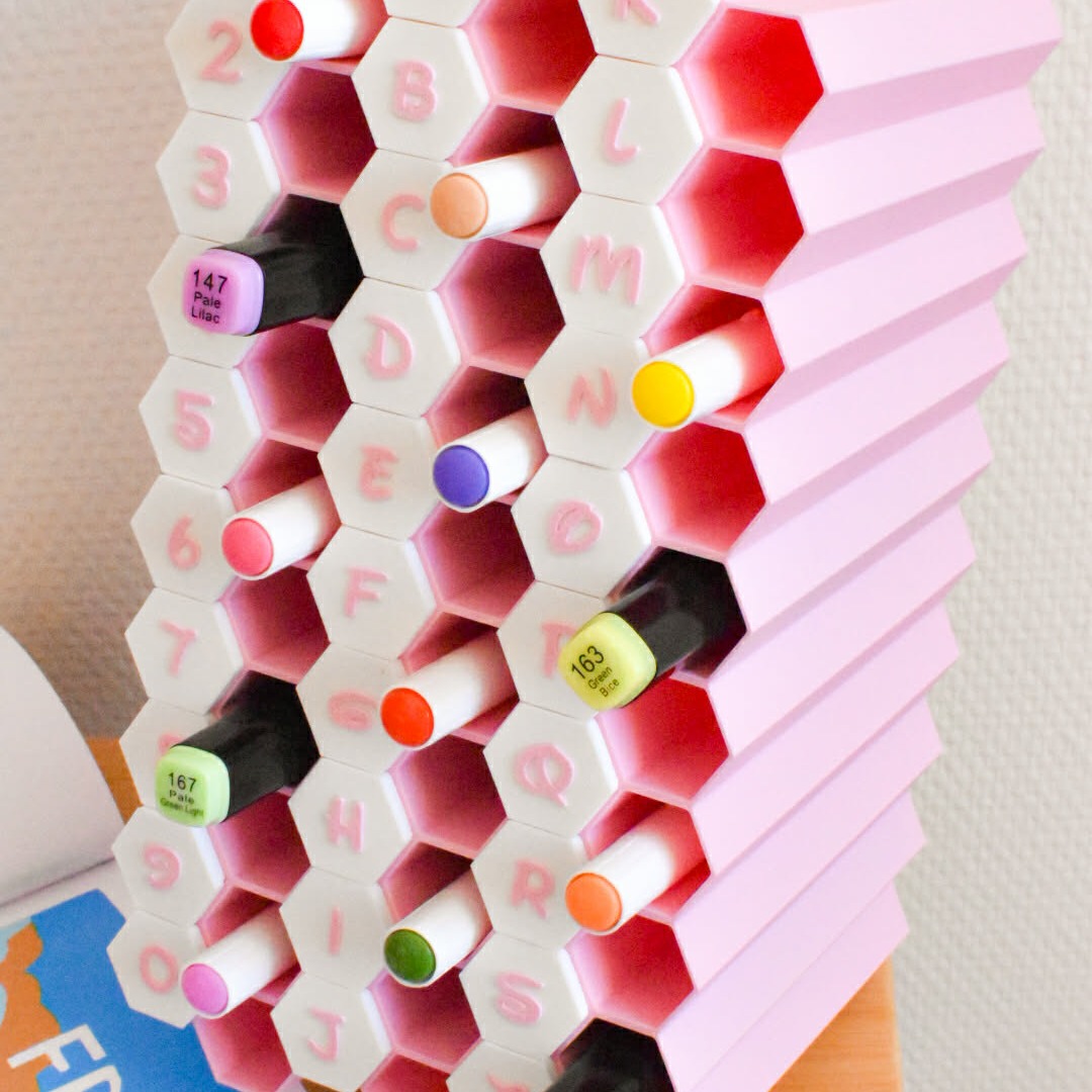 Rangement de feutres modulable et personnalisable